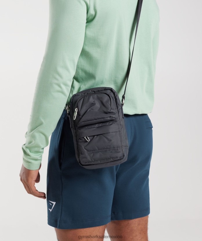 Gymshark cuerpo cruzado de estilo de vida gris ónix unisexo 04BZTL1083 - Gymshark Mujer