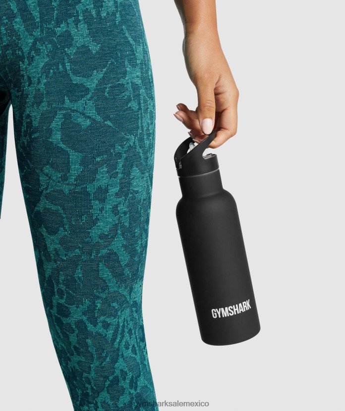 Gymshark botella de agua con pajita negro unisexo 04BZTL1115 - Gymshark Mexico