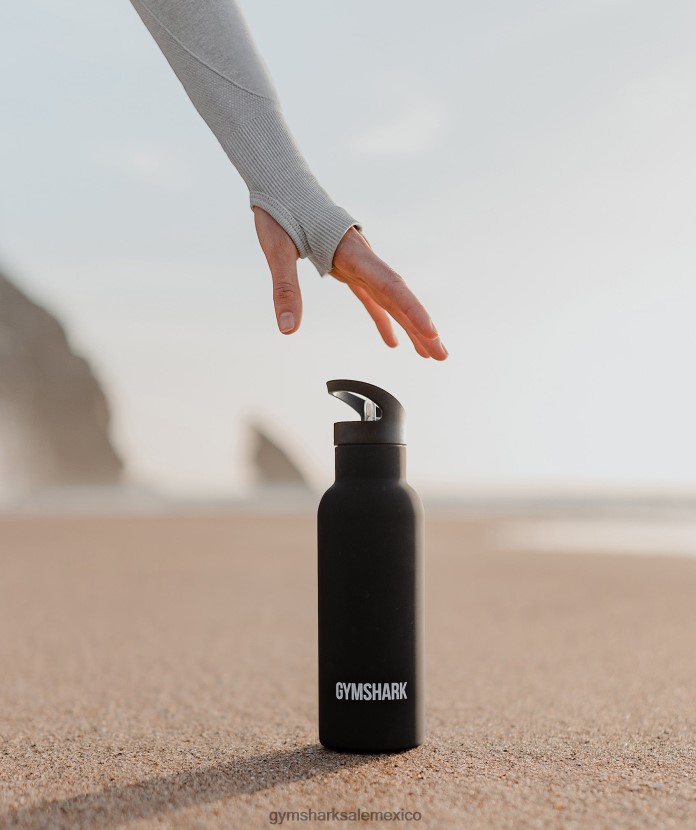 Gymshark botella de agua con pajita negro unisexo 04BZTL1115 - Gymshark Mexico