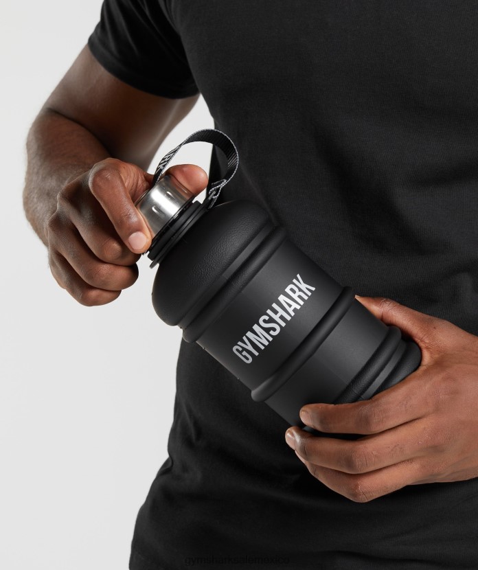 Gymshark botella de agua de 33 onzas negro unisexo 04BZTL1109 - Gymshark Mujer
