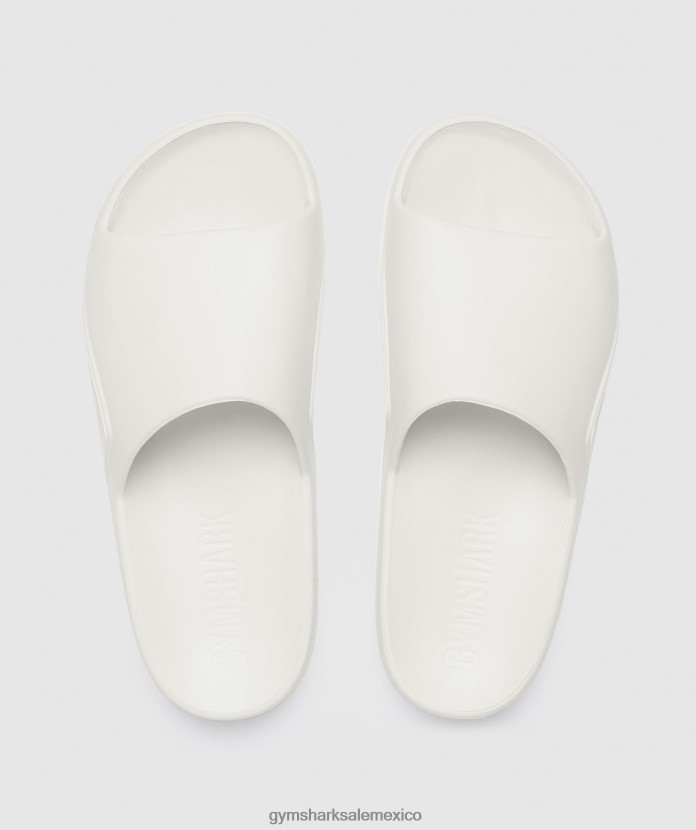 Gymshark diapositivas del día de descanso blanquecino unisexo 04BZTL1063 - Gymshark Mexico