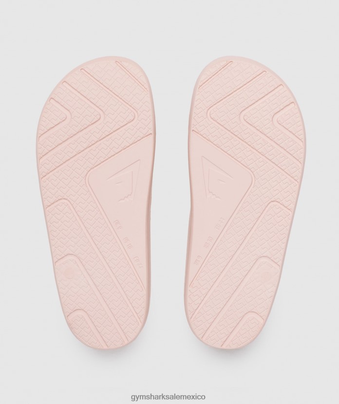 Gymshark diapositivas del día de descanso rosa brumoso unisexo 04BZTL1066 - Gymshark Hombre