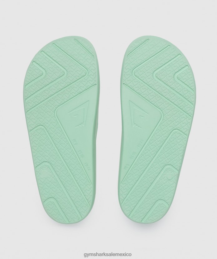 Gymshark diapositivas del día de descanso verde pastel unisexo 04BZTL1064 - Gymshark Sale