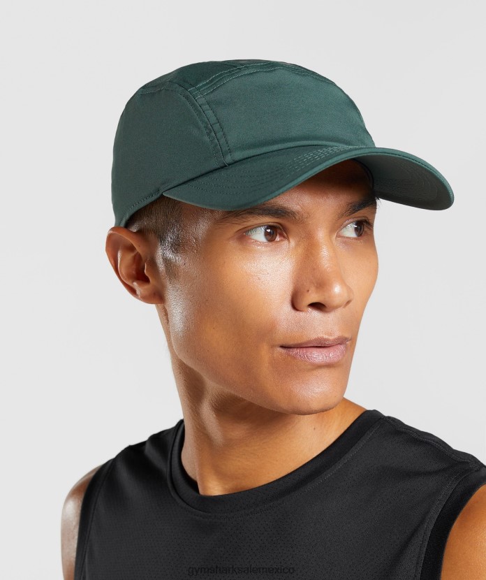 Gymshark gorra con logo y 5 paneles verde obsidiana unisexo 04BZTL1131 - Gymshark Sale