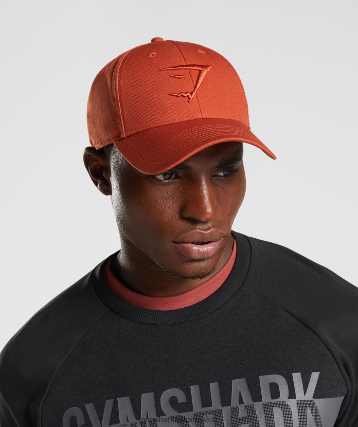 Gymshark gorra de cabeza de tiburón rojo cayena unisexo 04BZTL1127 - Gymshark México