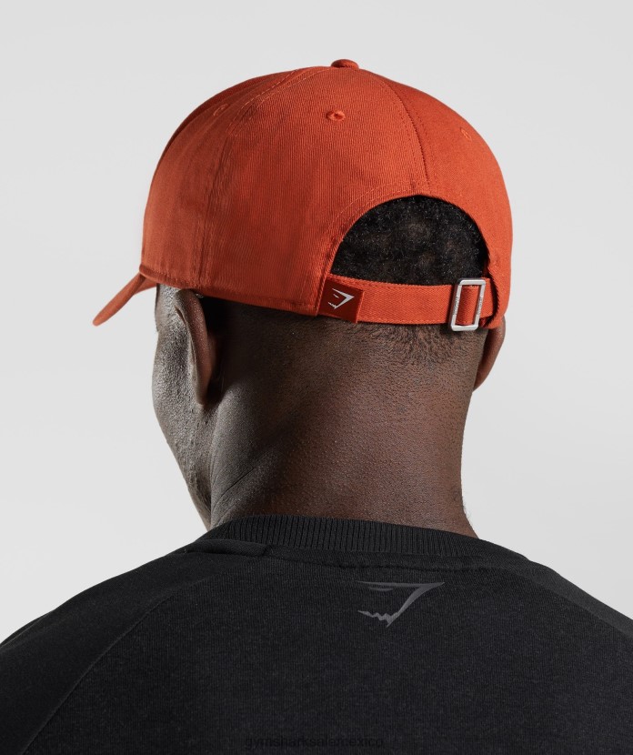 Gymshark gorra de cabeza de tiburón rojo cayena unisexo 04BZTL1127 - Gymshark México