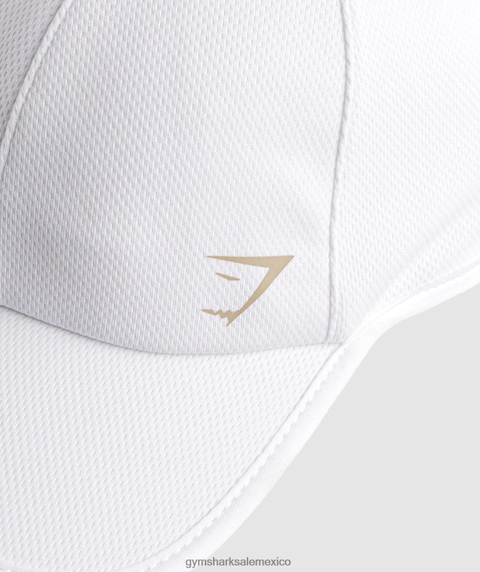 Gymshark gorra de cola de caballo blanco unisexo 04BZTL1138 - Gymshark Hombre