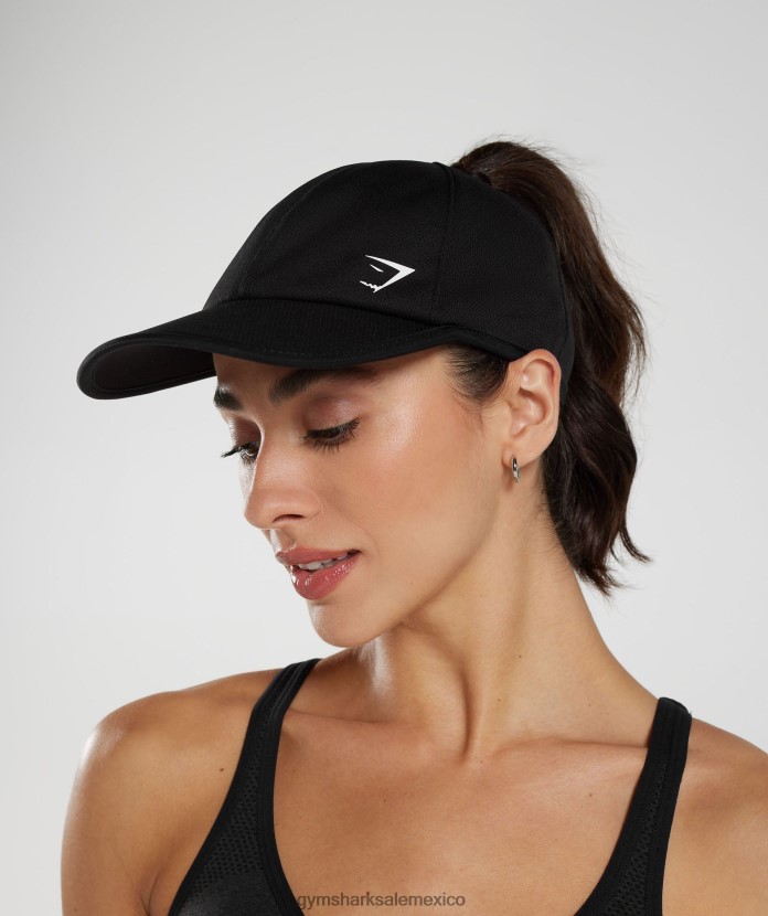 Gymshark gorra de cola de caballo negro unisexo 04BZTL1125 - Gymshark Mexico