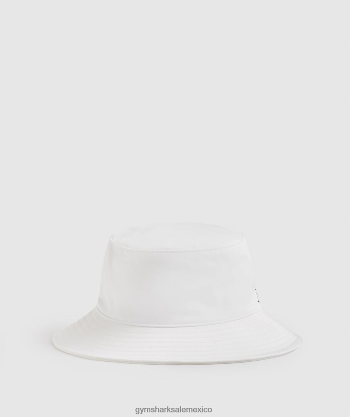 Gymshark sombrero de cubo blanco unisexo 04BZTL1137 - Gymshark México