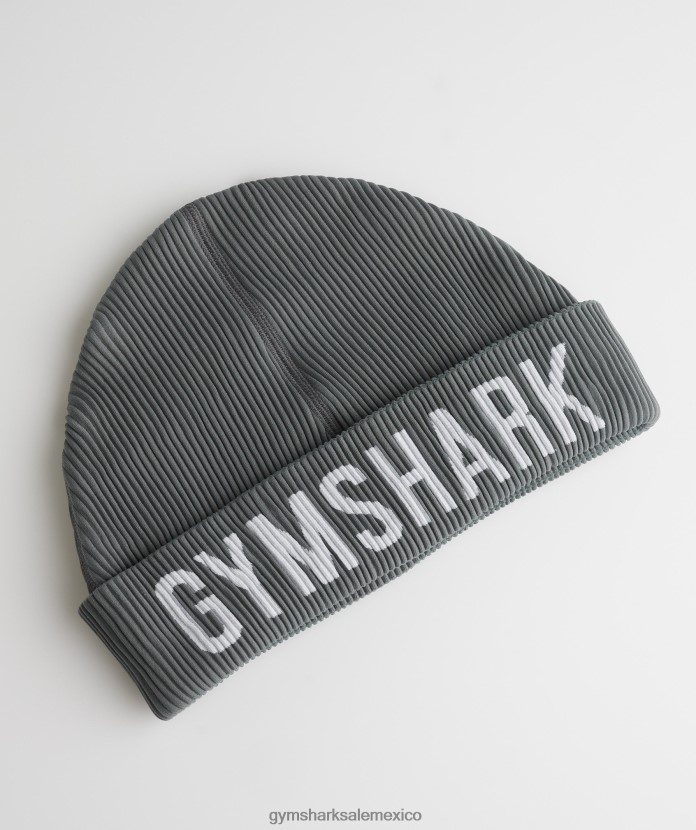 Gymshark gorro Docker sin costuras marga gris carbón unisexo 04BZTL1145 - Gymshark Mexico