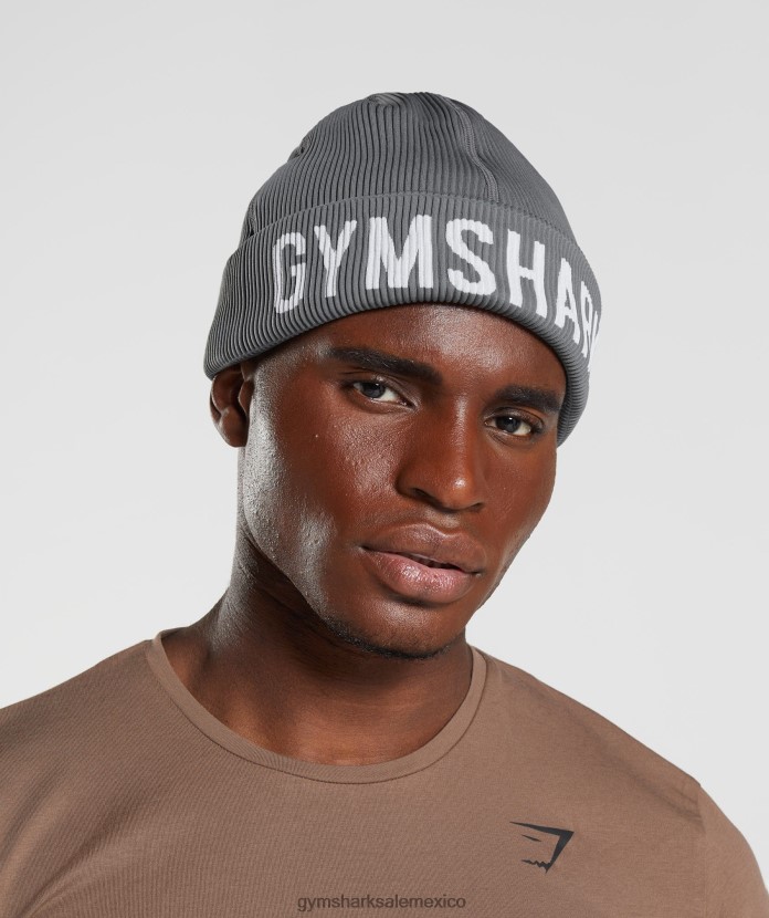Gymshark gorro Docker sin costuras marga gris carbón unisexo 04BZTL1145 - Gymshark Mexico