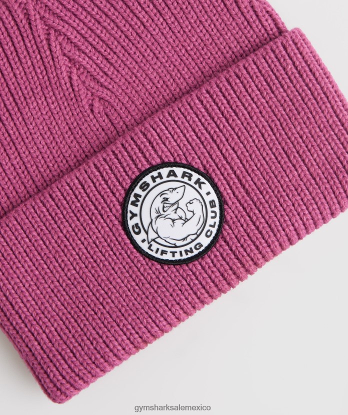 Gymshark gorro Legacy con puño profundo rosa intenso unisexo 04BZTL1146 - Gymshark Sale