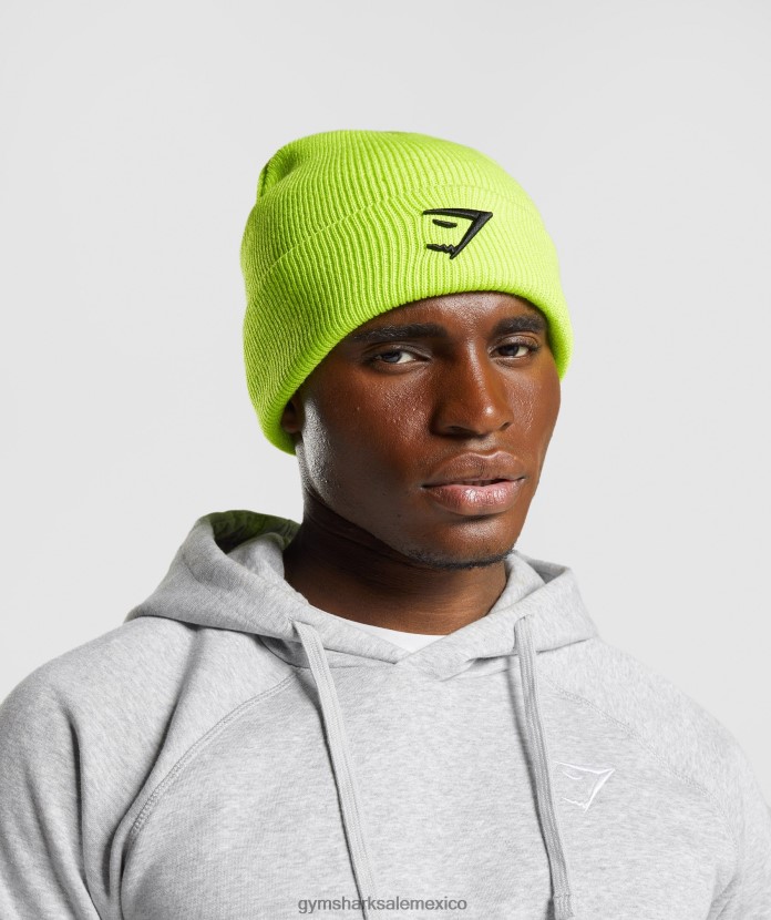 Gymshark gorro de cabeza de tiburón verde reactivo unisexo 04BZTL1141 - Gymshark Sale