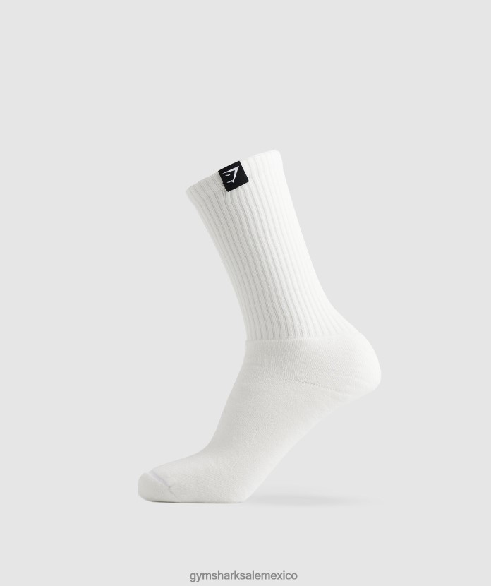 Gymshark algodón peinado premium individual blanco unisexo 04BZTL1093 - Gymshark Hombre