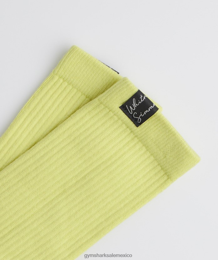 Gymshark calcetines con lengüeta whitney, paquete de 1 algas marinas verdes unisexo 04BZTL1090 - Gymshark Mexico