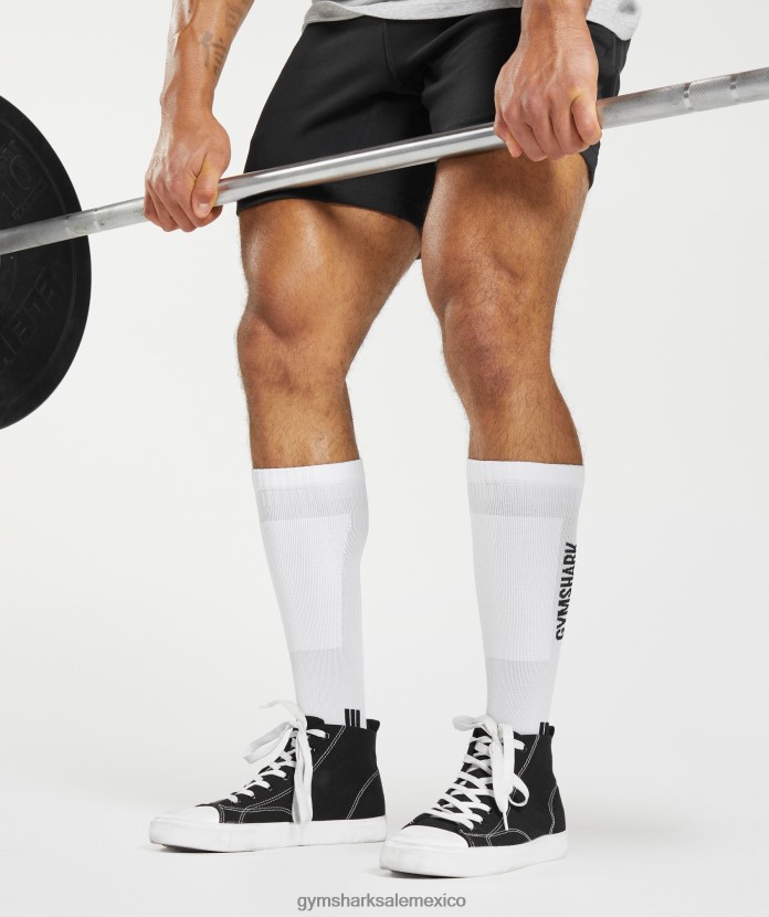 Gymshark calcetines de levantamiento de pesas blanco unisexo 04BZTL1098 - Gymshark Hombre