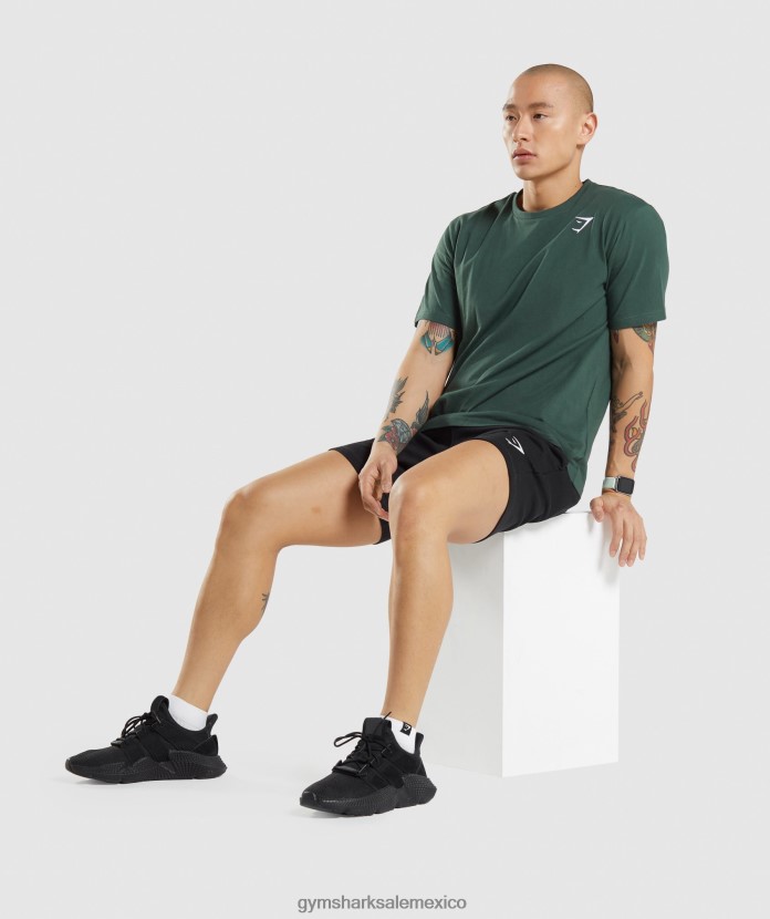 Gymshark calcetines deportivos con lengüeta tejida, paquete de 3 blanco unisexo 04BZTL1102 - Gymshark México