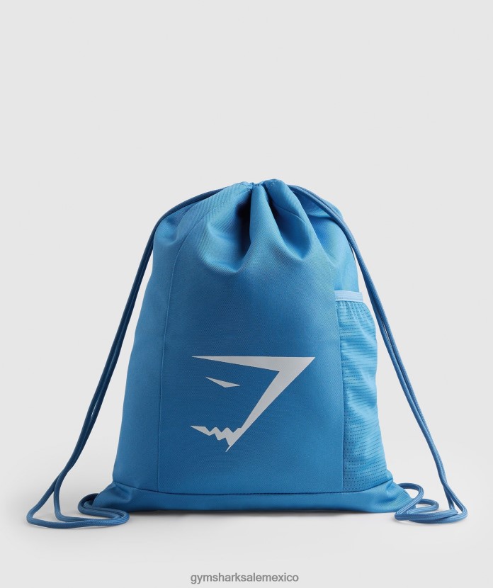 Gymshark mochila con cabeza de tiburón azul costero unisexo 04BZTL1069 - Gymshark Sale