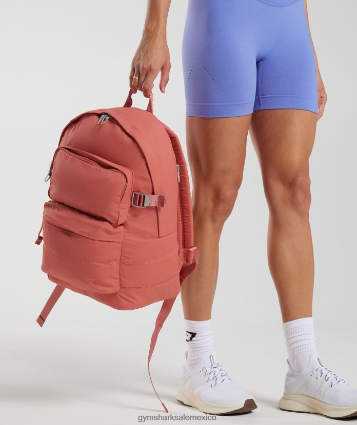 Gymshark mochila de estilo de vida rosa terracota unisexo 04BZTL1068 - Gymshark Mexico