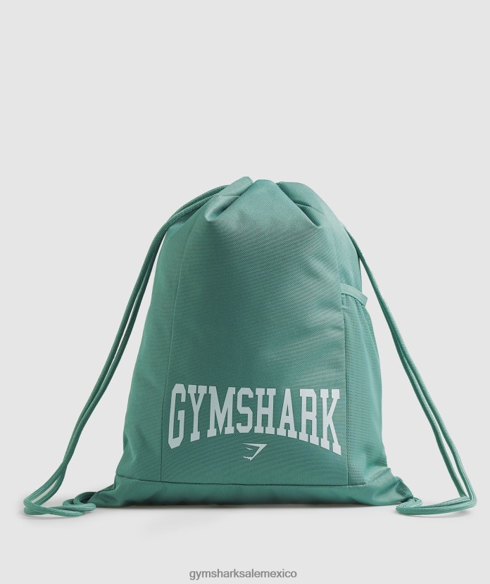 Gymshark mochila universitaria tinta verde azulado unisexo 04BZTL1071 - Gymshark Hombre