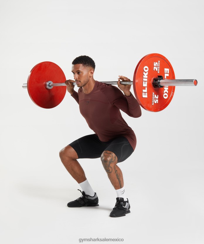 Gymshark 315 1/2 pantalón corto sin costuras negro/gris carbón hombres 04BZTL538 - Gymshark Sale