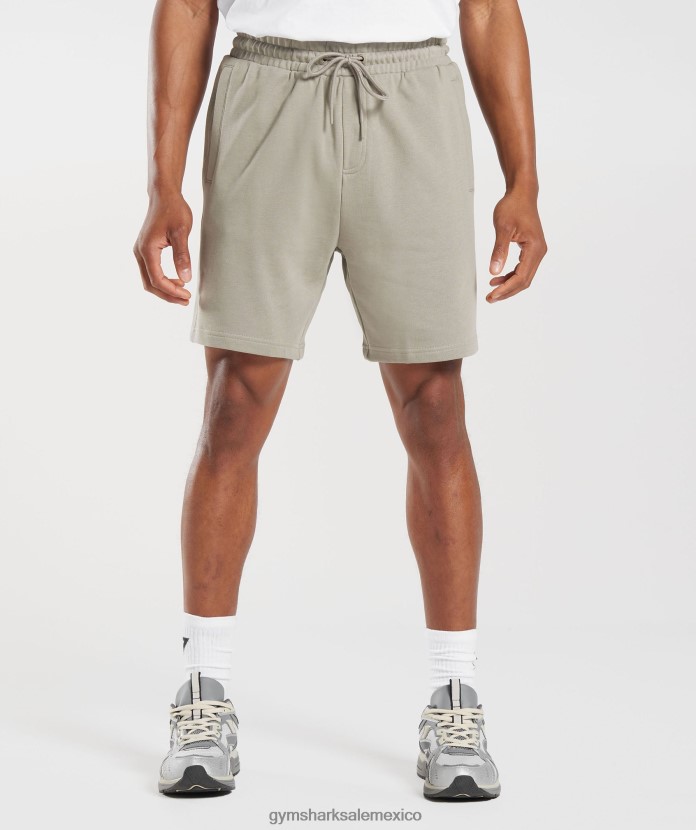 Gymshark Elementos esenciales para el día de descanso 7 pantalones cortos. marrón crudo hombres 04BZTL540 - Gymshark Hombre