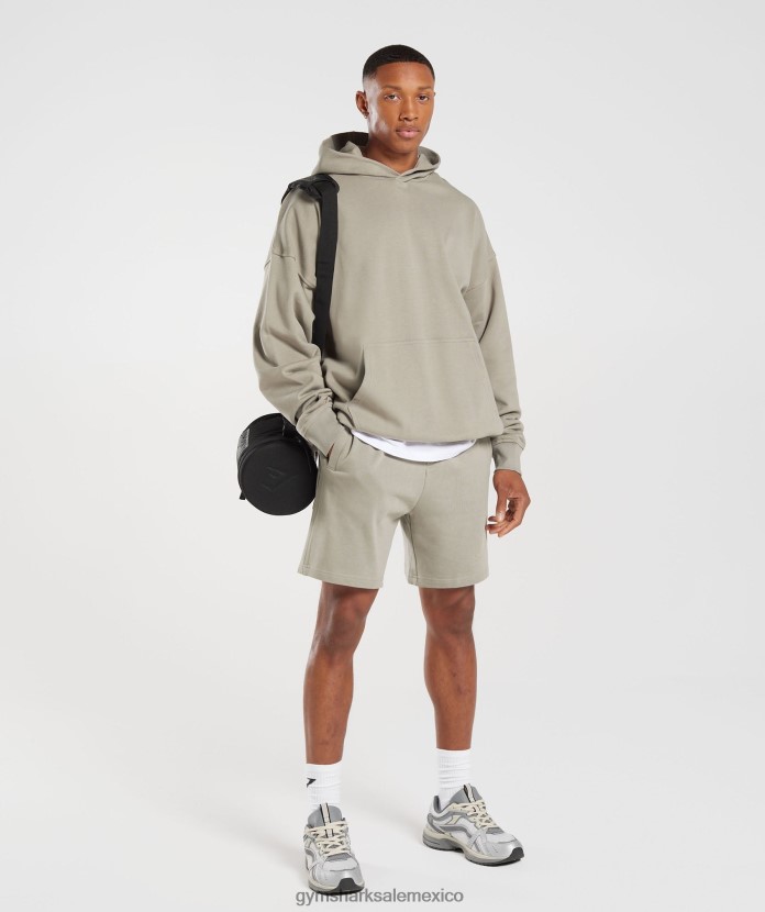 Gymshark Elementos esenciales para el día de descanso 7 pantalones cortos. marrón crudo hombres 04BZTL540 - Gymshark Hombre