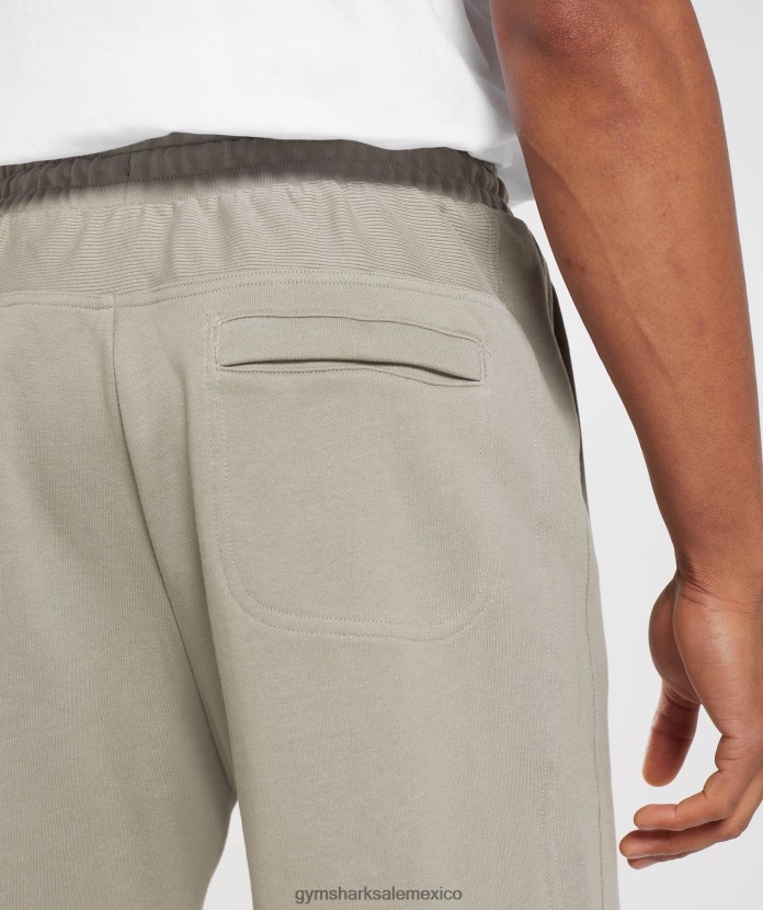 Gymshark Elementos esenciales para el día de descanso 7 pantalones cortos. marrón crudo hombres 04BZTL540 - Gymshark Hombre