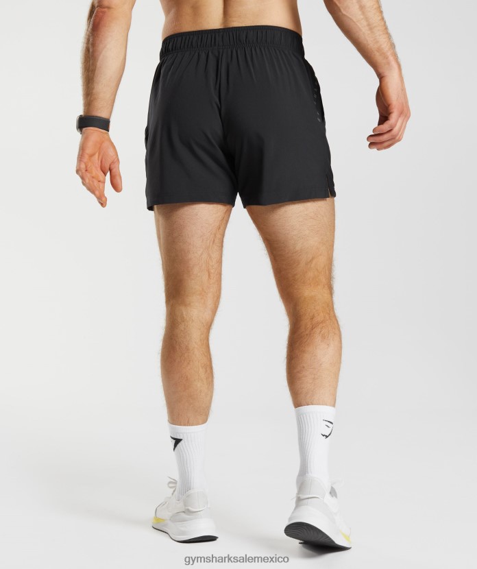 Gymshark deporte 5 pantalones cortos negro hombres 04BZTL511 - Gymshark Mujer