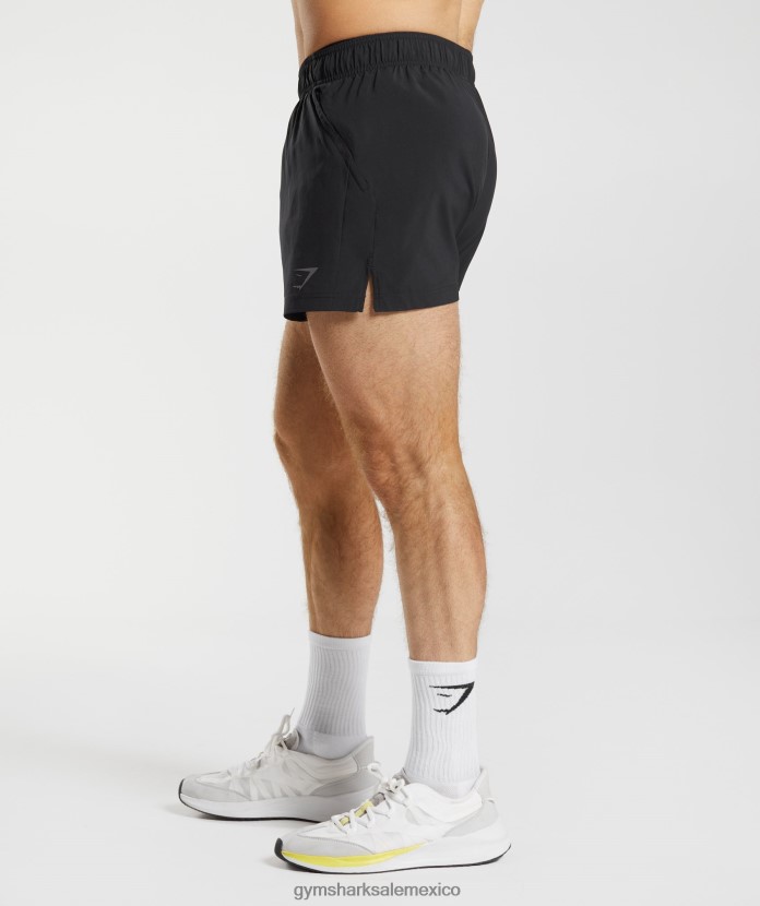 Gymshark deporte 5 pantalones cortos negro hombres 04BZTL511 - Gymshark Mujer