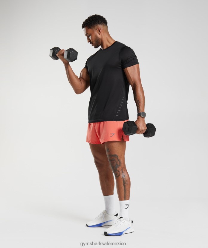 Gymshark deporte correr 3 pantalones cortos naranja aeroespacial hombres 04BZTL526 - Gymshark Mujer