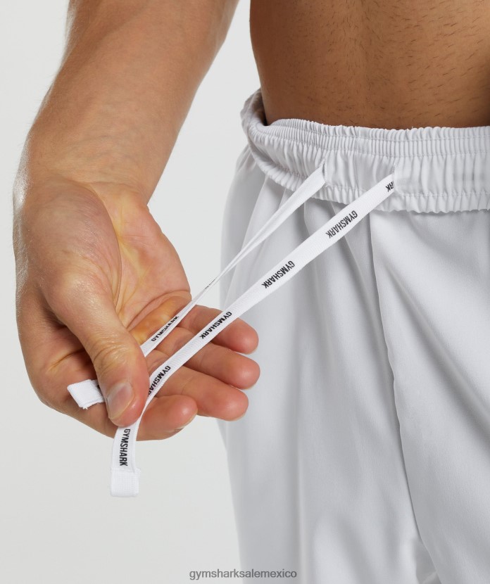 Gymshark llegada 5 pantalones cortos blanco hombres 04BZTL553 - Gymshark Sale
