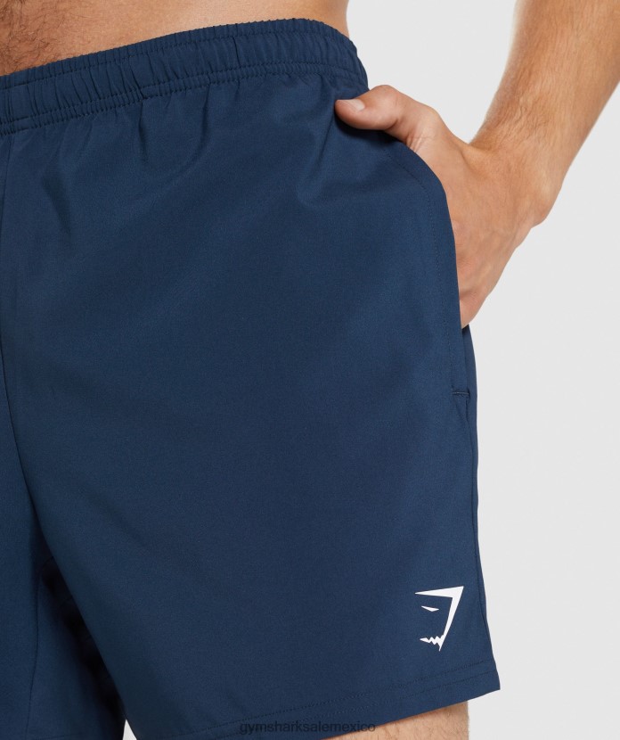 Gymshark llegada 5 pantalones cortos marina de guerra hombres 04BZTL556 - Gymshark Mujer