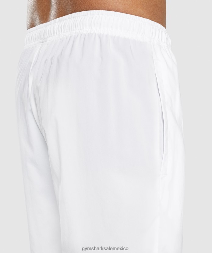 Gymshark llegada 7 pantalones cortos blanco hombres 04BZTL518 - Gymshark Sale