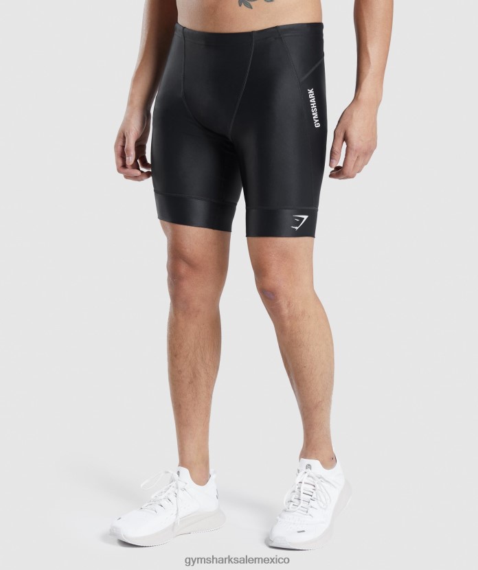 Gymshark pantalones cortos apex múltiples negro hombres 04BZTL563 - Gymshark Sale