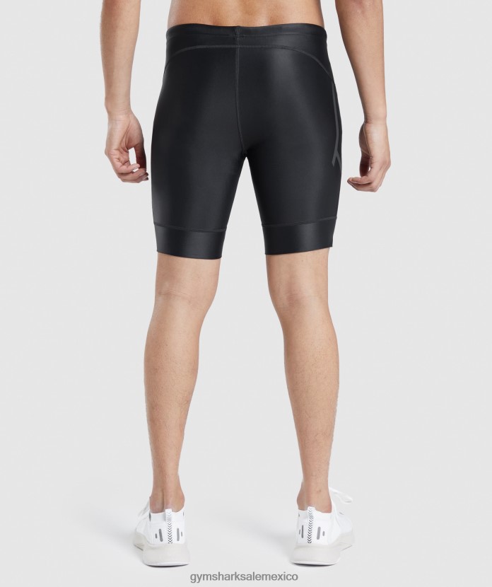 Gymshark pantalones cortos apex múltiples negro hombres 04BZTL563 - Gymshark Sale
