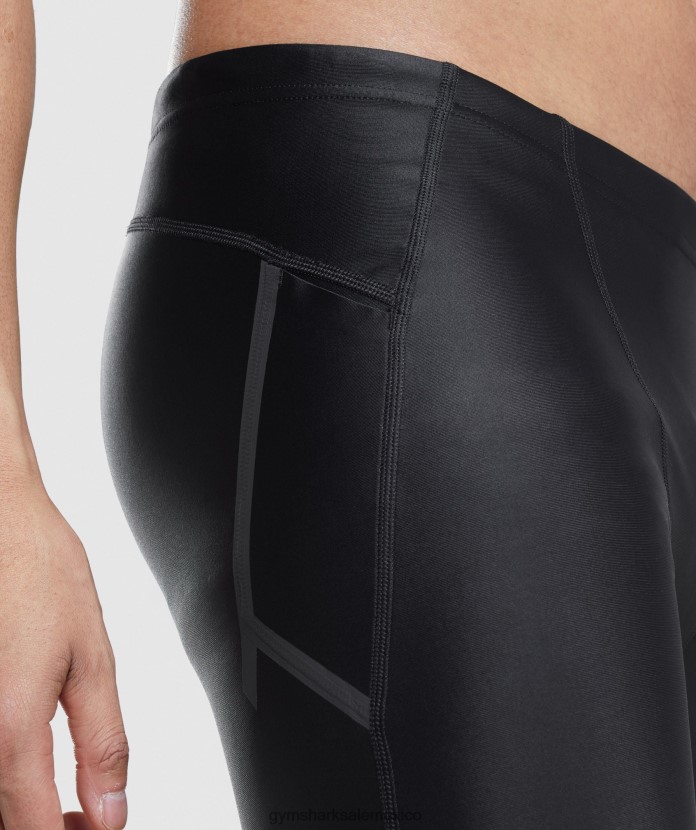 Gymshark pantalones cortos apex múltiples negro hombres 04BZTL563 - Gymshark Sale