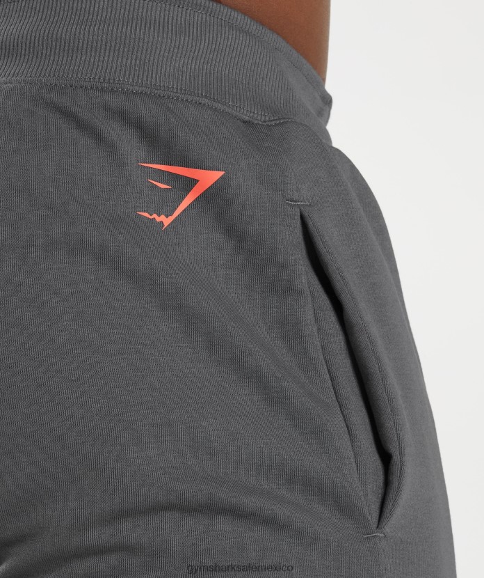 Gymshark pantalones cortos atrevidos silueta gris hombres 04BZTL532 - Gymshark Mexico