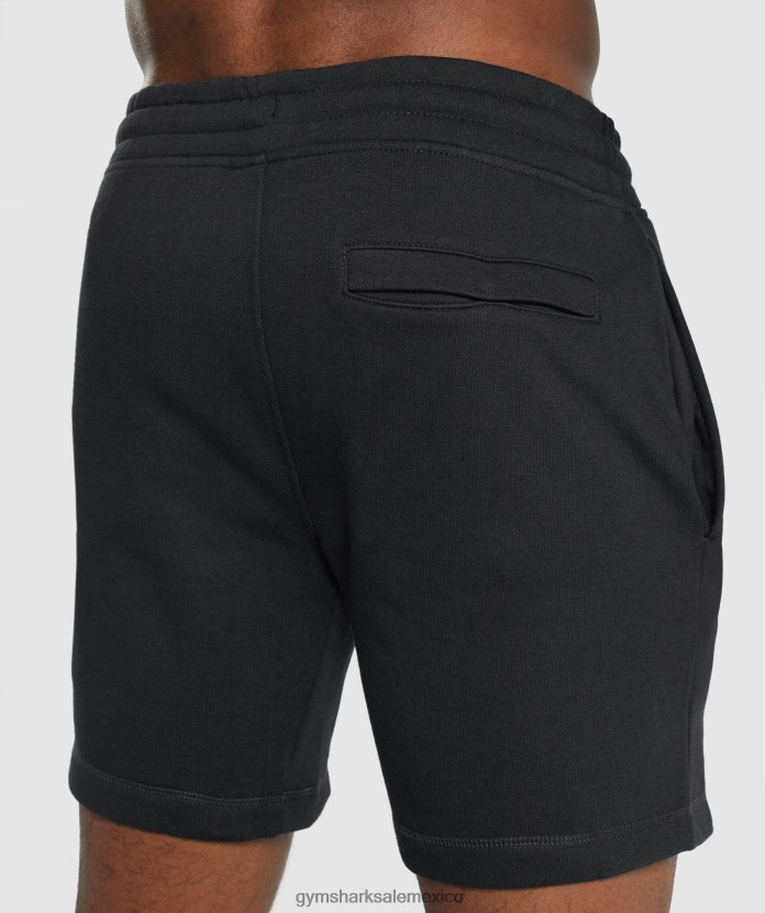 Gymshark pantalones cortos con cresta negro hombres 04BZTL514 - Gymshark México