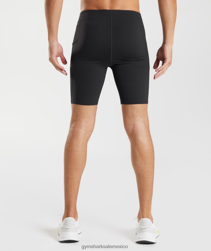 Gymshark pantalones cortos de capa base de control negro hombres 04BZTL561 - Gymshark Mujer