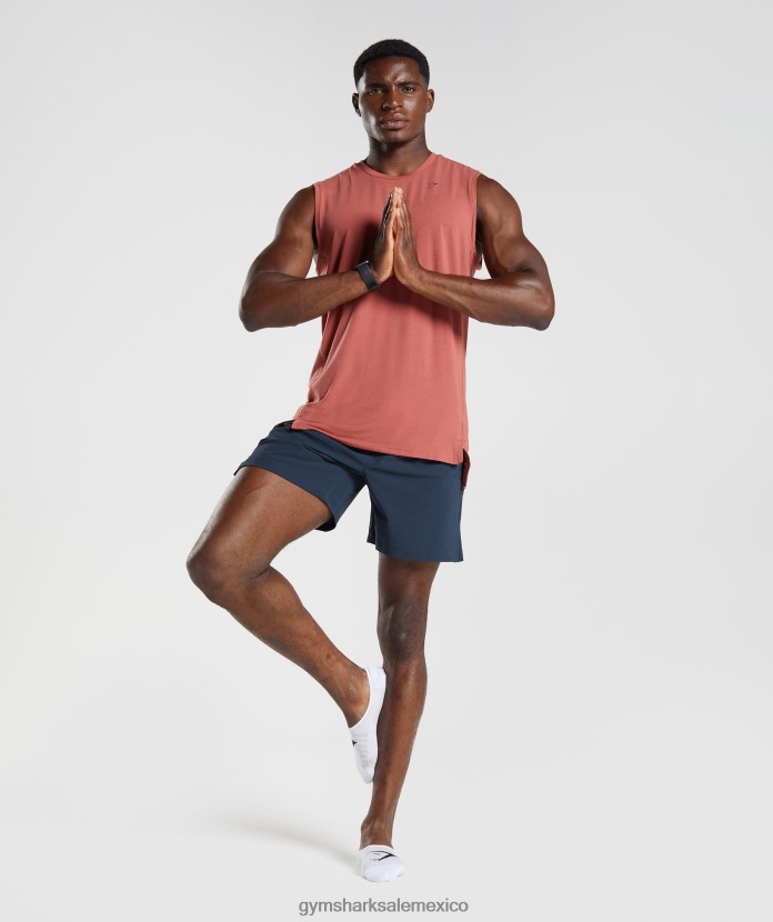 Gymshark pantalones cortos de estudio marina de guerra hombres 04BZTL555 - Gymshark Hombre