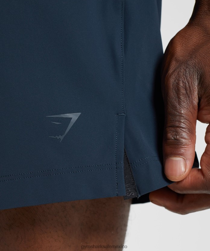 Gymshark pantalones cortos de estudio marina de guerra hombres 04BZTL555 - Gymshark Hombre