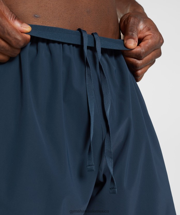 Gymshark pantalones cortos de estudio marina de guerra hombres 04BZTL555 - Gymshark Hombre