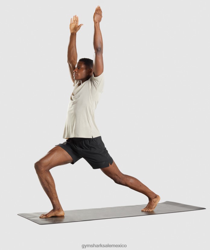 Gymshark pantalones cortos de estudio negro hombres 04BZTL554 - Gymshark México