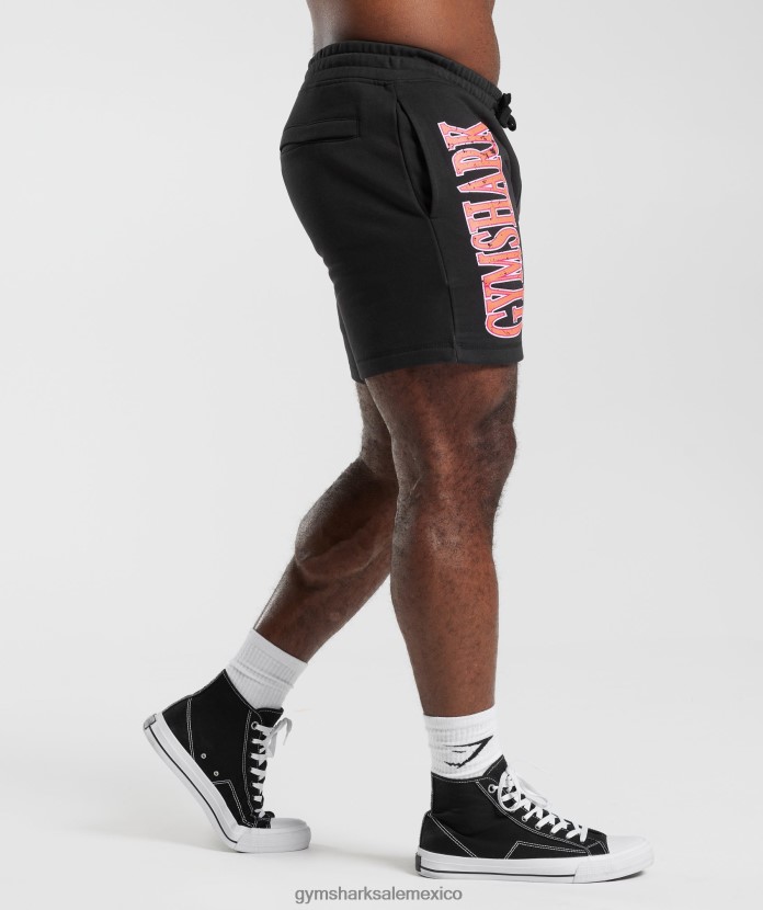 Gymshark pantalones cortos de microondas negro hombres 04BZTL536 - Gymshark Mujer