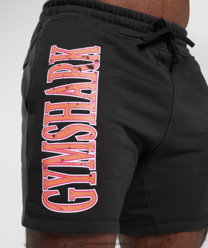 Gymshark pantalones cortos de microondas negro hombres 04BZTL536 - Gymshark Mujer