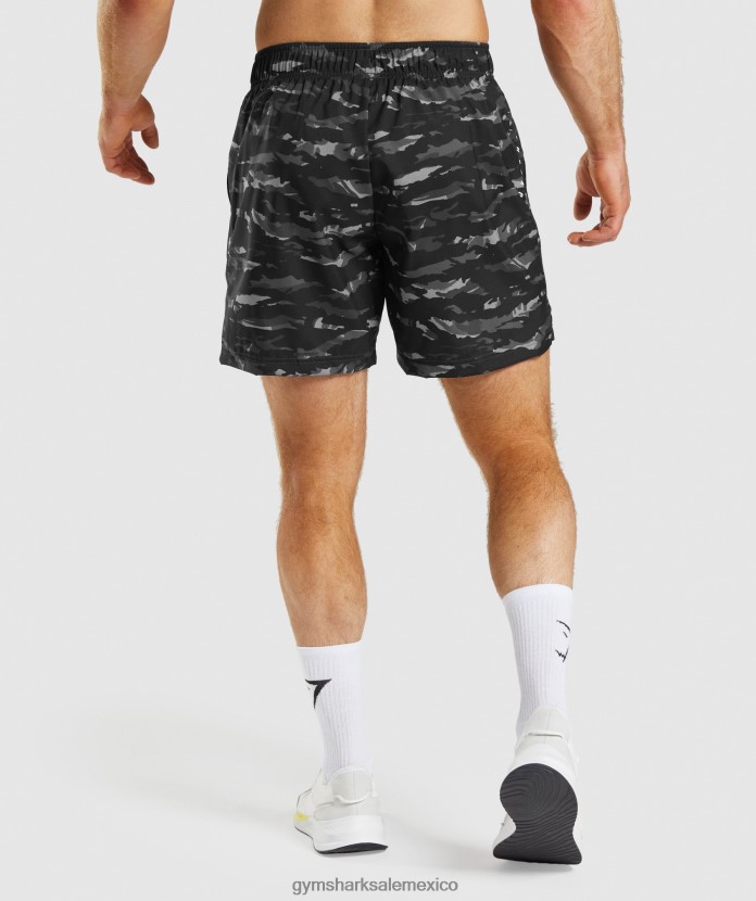 Gymshark pantalones cortos deportivos gris ónix hombres 04BZTL528 - Gymshark Sale