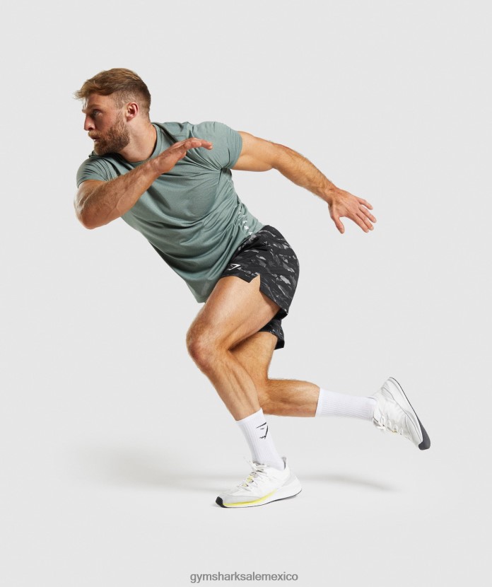 Gymshark pantalones cortos deportivos gris ónix hombres 04BZTL528 - Gymshark Sale