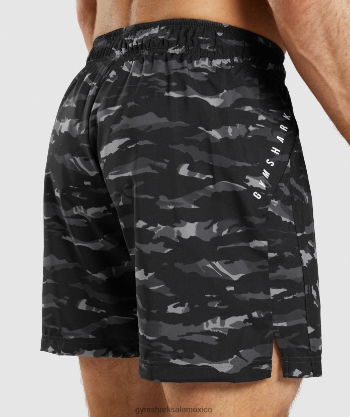 Gymshark pantalones cortos deportivos gris ónix hombres 04BZTL528 - Gymshark Sale