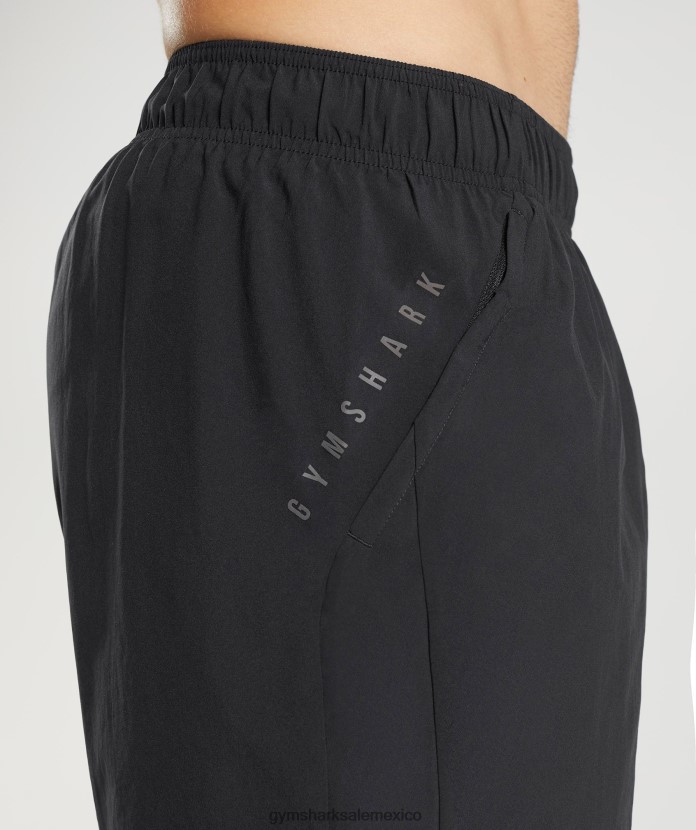 Gymshark pantalones cortos deportivos negro hombres 04BZTL513 - Gymshark Sale